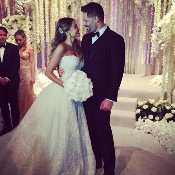 Sofia Vergara and Joe Manganiello have wed in a luxurious ceremony in Florida. Image: Sofia Vergara via Instagram